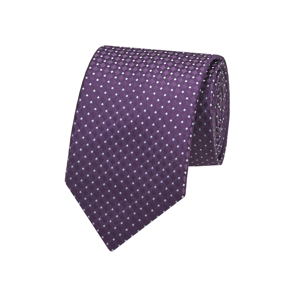 格紋男士領帶廠家定制多色可選滌絲提花領帶